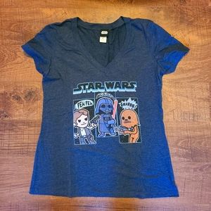 Juniors XL Star Wars V-Neck Top